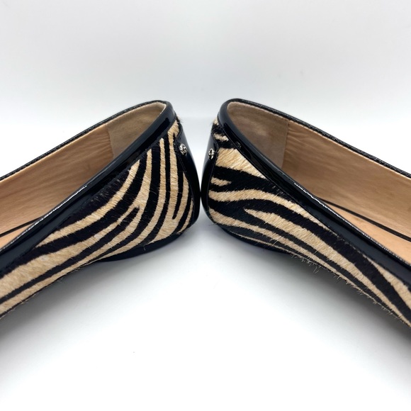 Kate Spade Calf Hair Animal Print Driving Moccasin Loafer - Picture 10 of 15